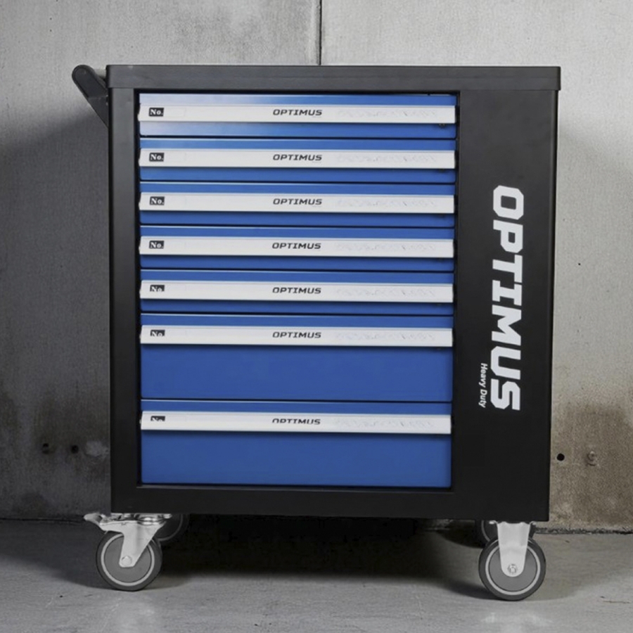 Тележка инструментальная OPTIMUS OPT-917P с набором инструмента - фото