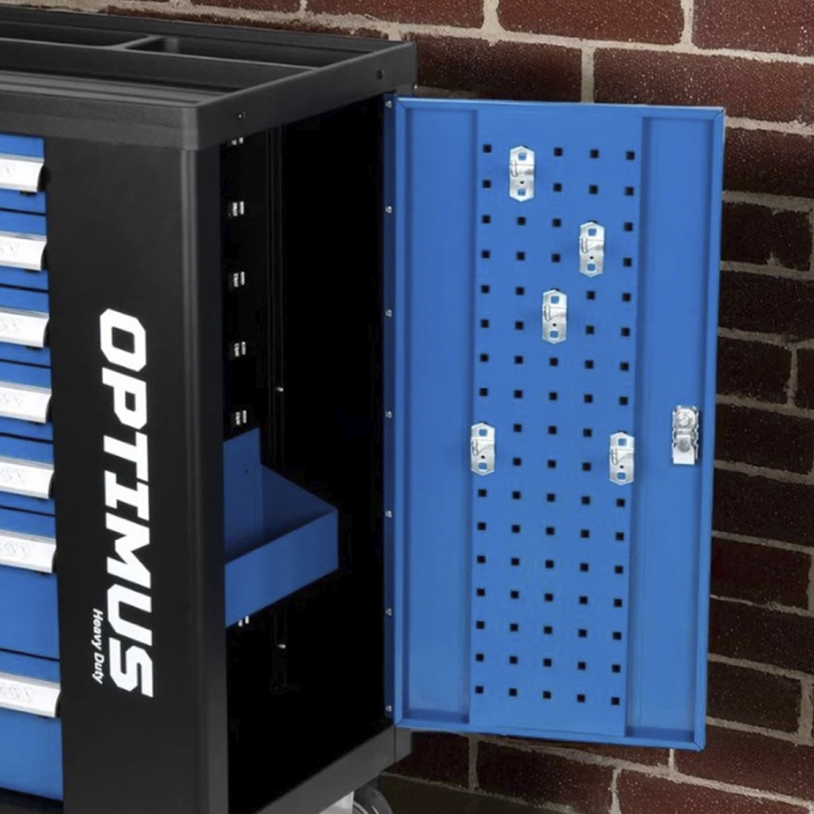 Тележка инструментальная OPTIMUS OPT-917P с набором инструмента - фото