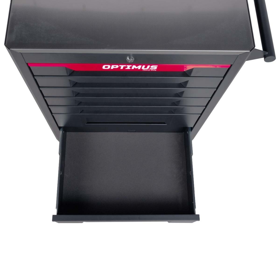 Тележка инструментальная OPTIMUS OPT-717MR с набором инструмента - фото