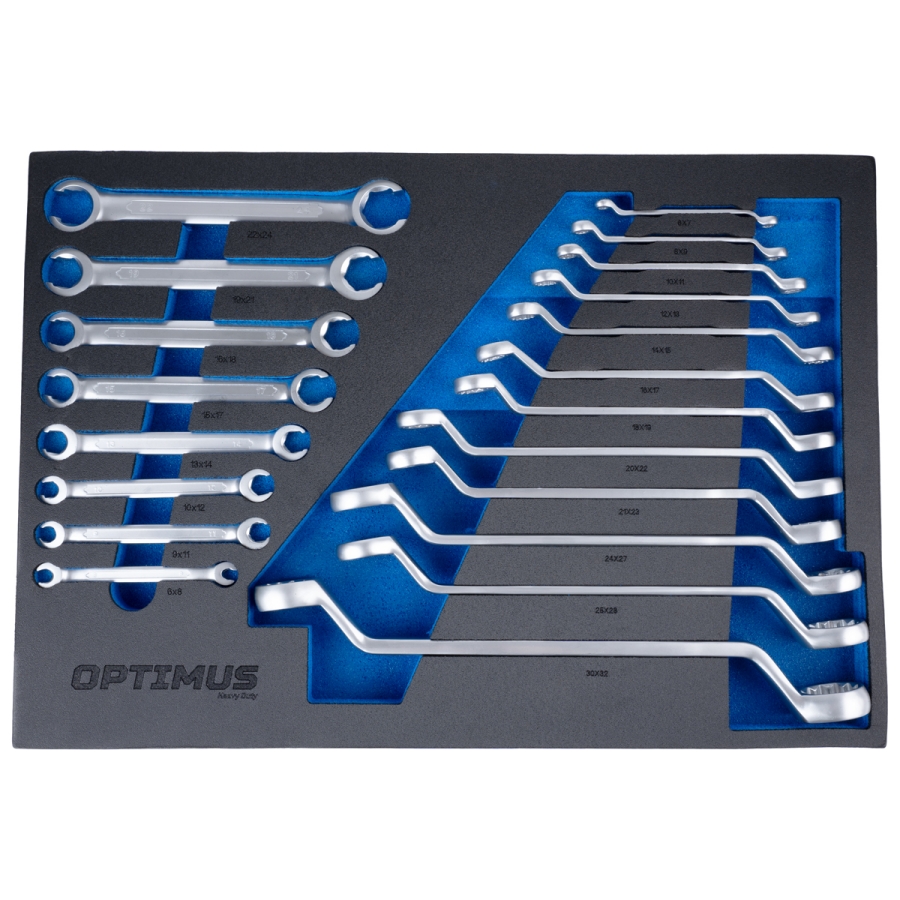 Тележка инструментальная OPTIMUS OPT-717MR с набором инструмента - фото