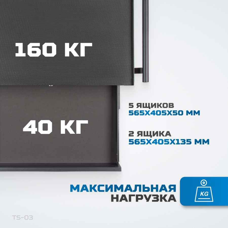 Тележка инструментальная OPTIMUS TS-03 - фото