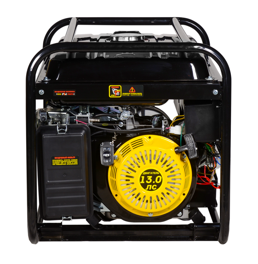 Электрогенератор бензиновый Huter DY6500LXA c блоком автозапуска (AVR) - фото