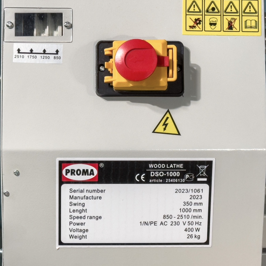 Токарный станок PROMA DSO-1000 - фото