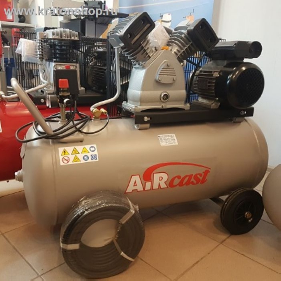 Компрессор СБ4/С-100.LB30А Remeza AirCast со шлангом - фото