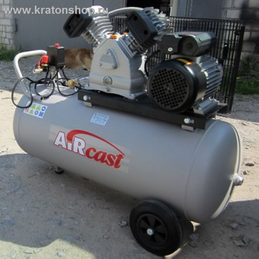 Компрессор СБ4/С-100.LB30А Remeza AirCast со шлангом - фото