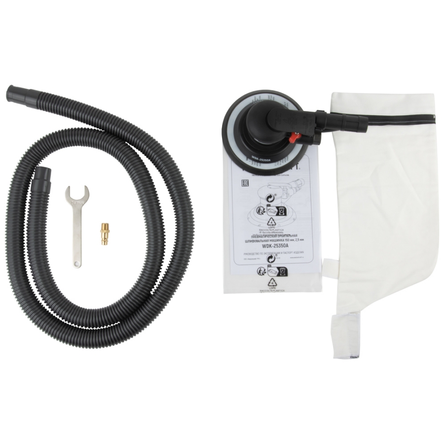 Пневматическая орбитальная шлифмашина WiederKraft WDK-25350A - фото