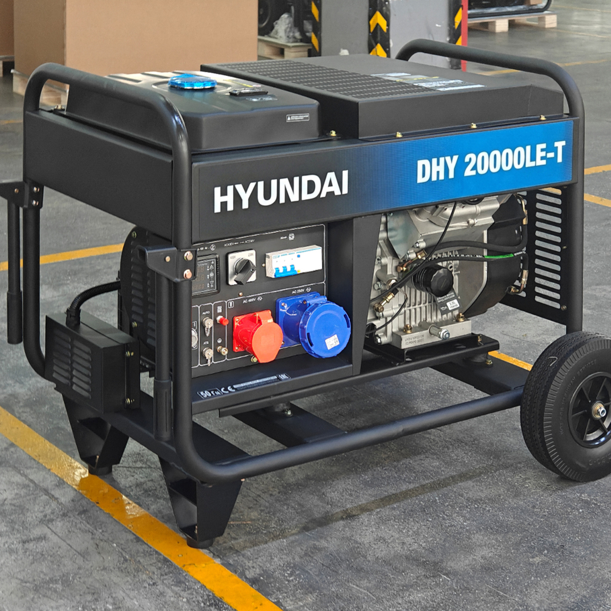 Генератор дизельный Hyundai DHY 20000LE-T — фото 7